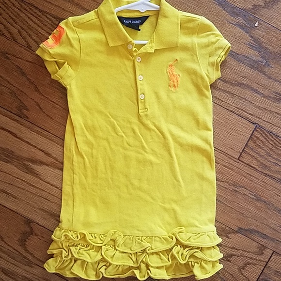 yellow polo dress